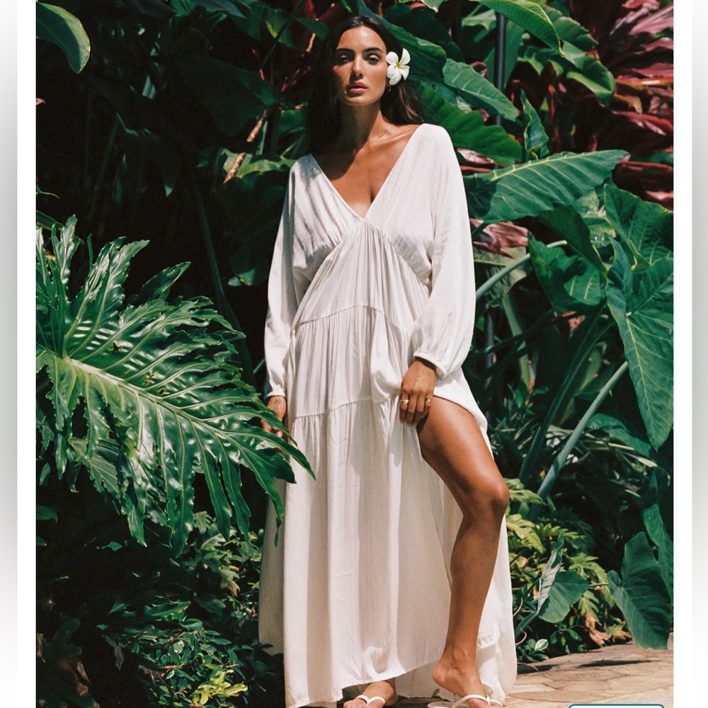 LSPACE Eterna Swim Cover-Up Maxi Dress - Picture 4 of 14